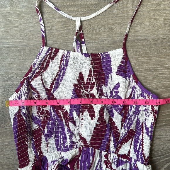 NEW Free People Heat Wave Tropical Printed Maxi Slip Dress Small - Picture 10 of 12